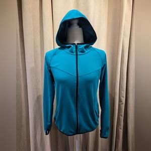 Women's Teal Hooded Jacket